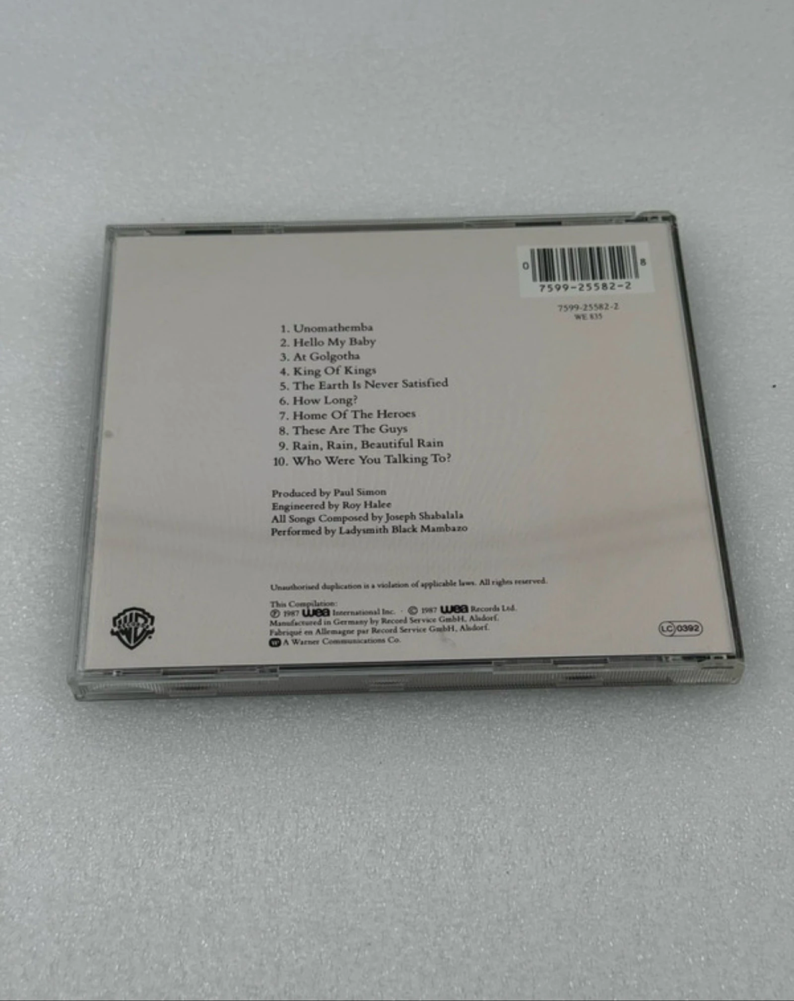 Ladysmith Black Mambazo - Shaka Zulu CD – photo 2